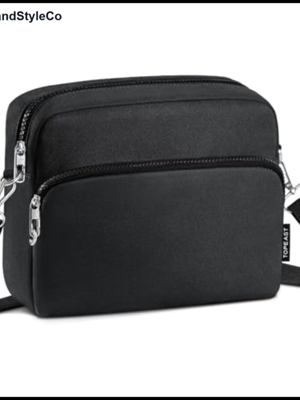 Anti-Theft Crossbody Travel Bag Water-Resistant RFID Locking Zipper